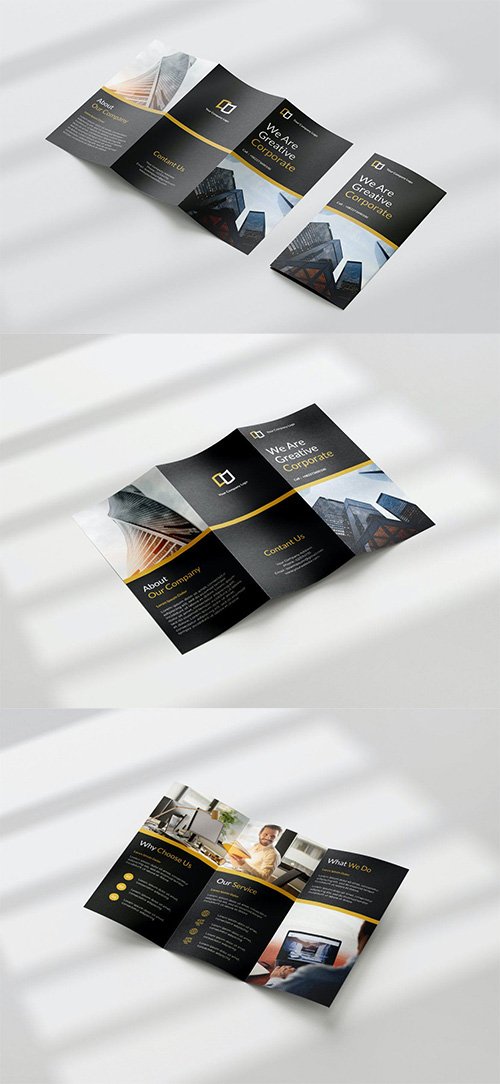 Greative - Corporate Trifold Brochure Template