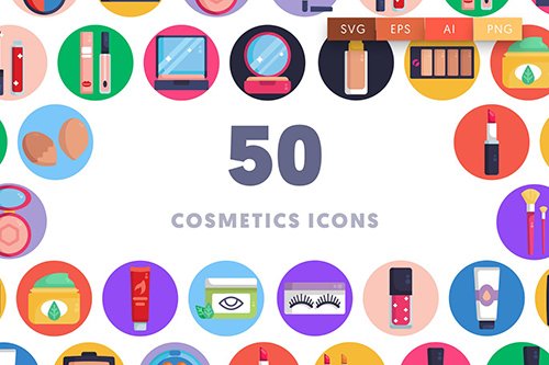 Vector 50 Cosmetics Icons