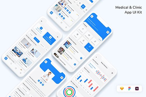 Medical & Clinic App UI Kit