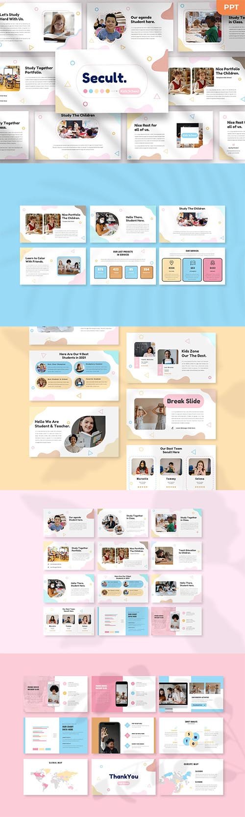Secult - Kids Powerpoint, Keynote and Google Slides Template