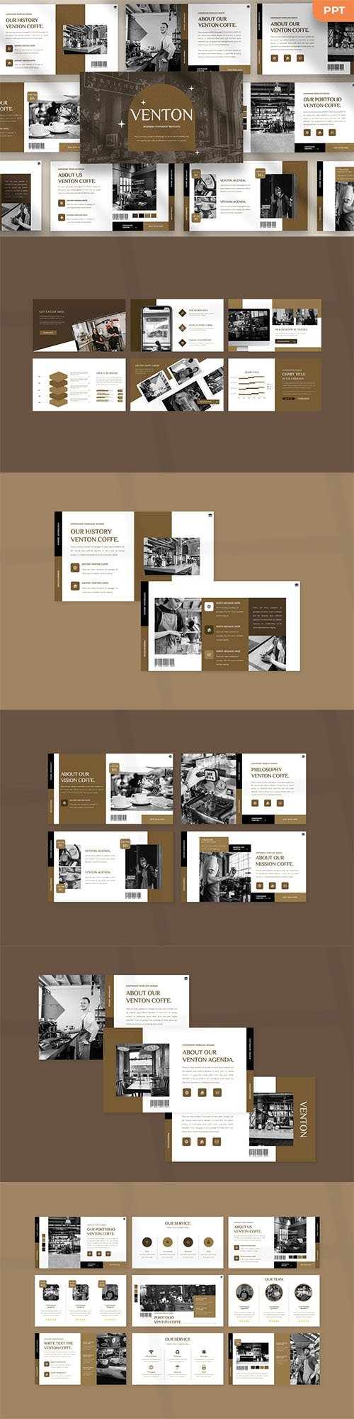 Venton - Powerpoint, Keynote and Google Slides Template