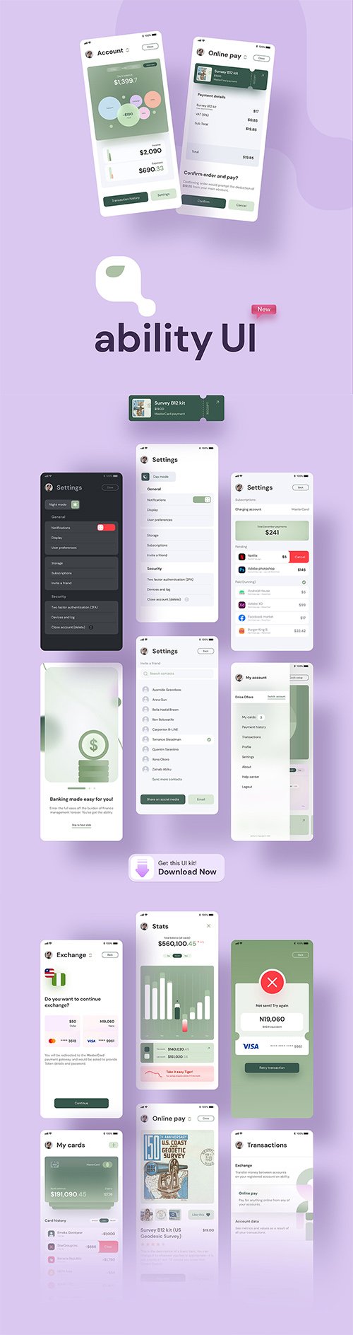 Ability UI Kit - UI8