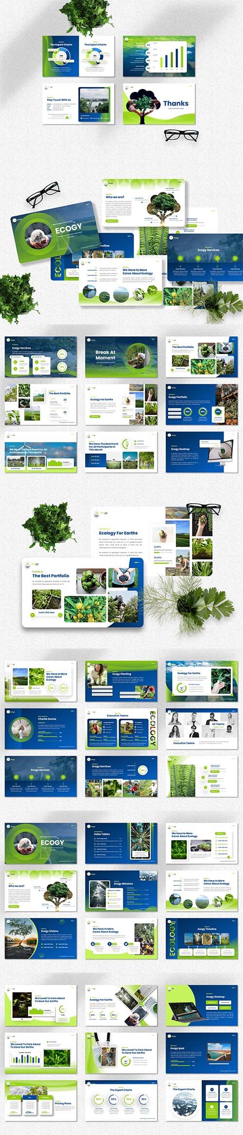 Ecogy - Ecology & Environment - Multipurpose - Powerpoint, Keynote and Google Slides Template