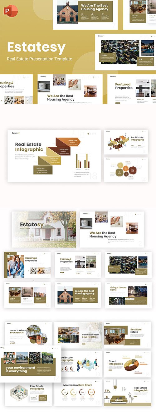 Estatesy Real Estate PowerPoint Template