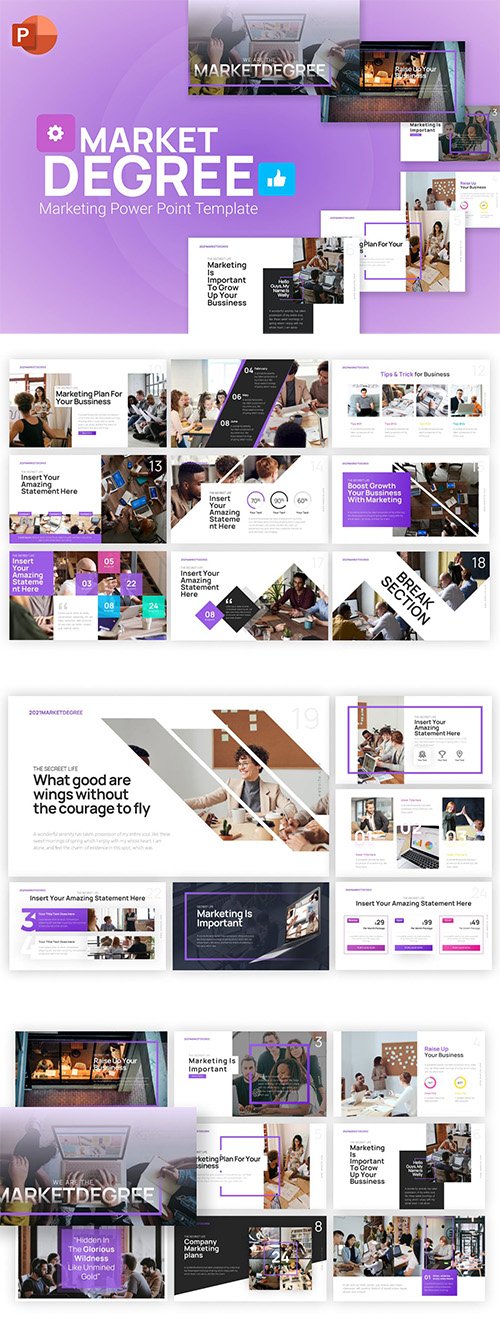 Marketdegree Marketing Modern PowerPoint Template