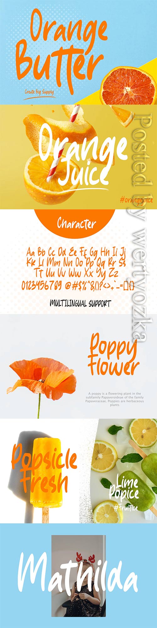 Orange Butter Font