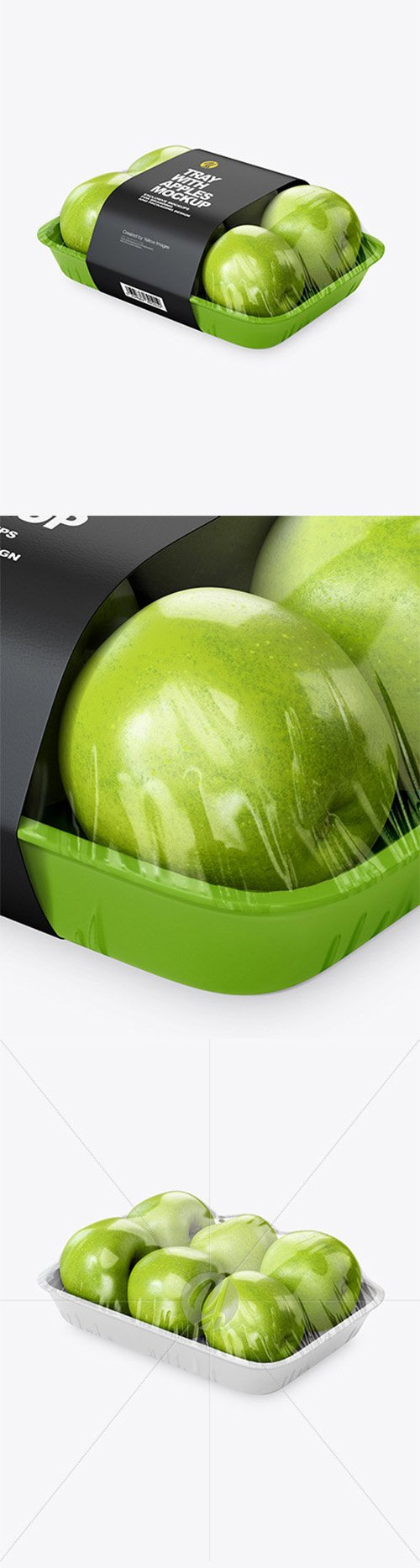 Tray with Green Apples Mockup 84581