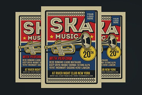 Ska Music Flyer