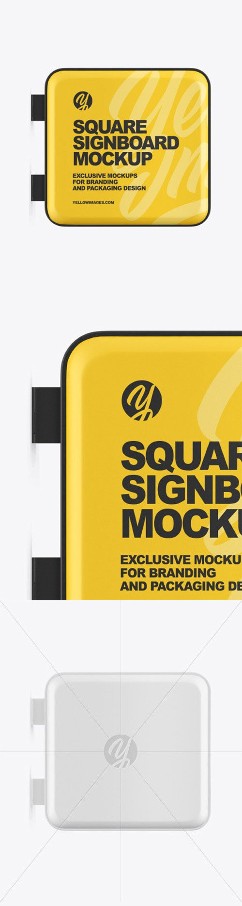 Square Signboard Mockup 85837