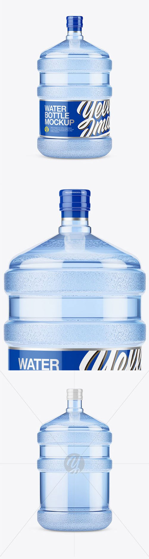 PET Plastic Water Bottle 20l Mockup - Front View 57024