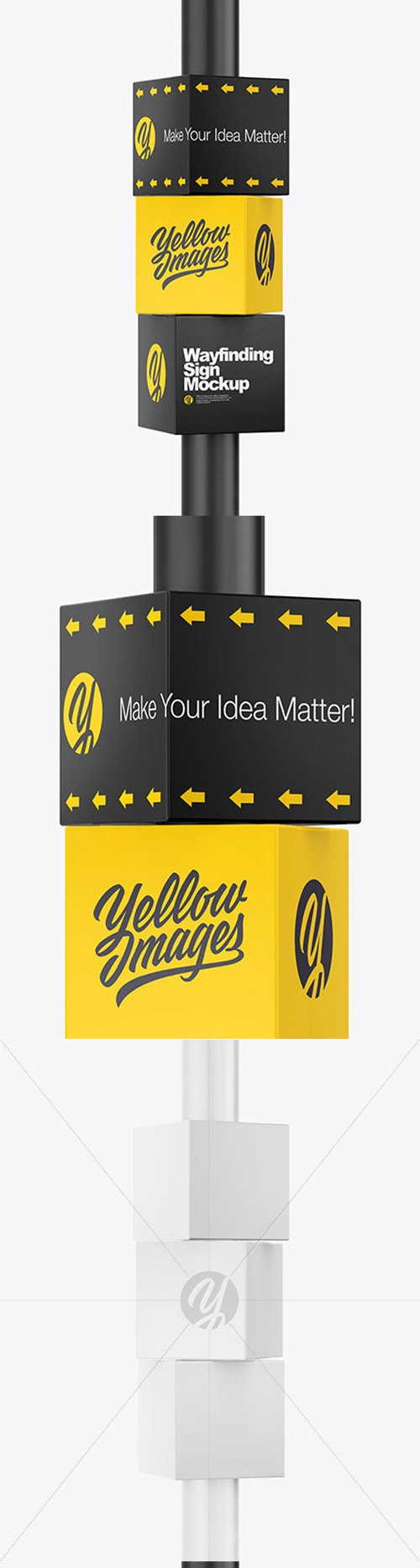 Wayfinding Sign Mockup 83426