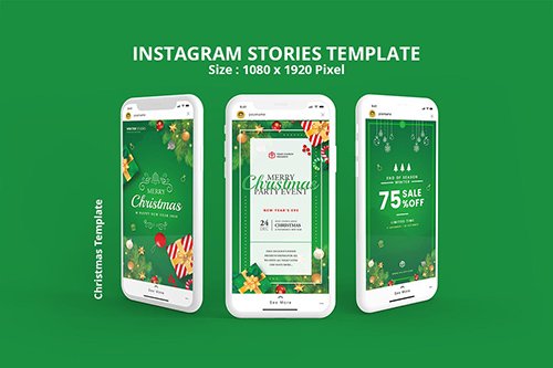 Christmas Instagram Stories 2 PSD