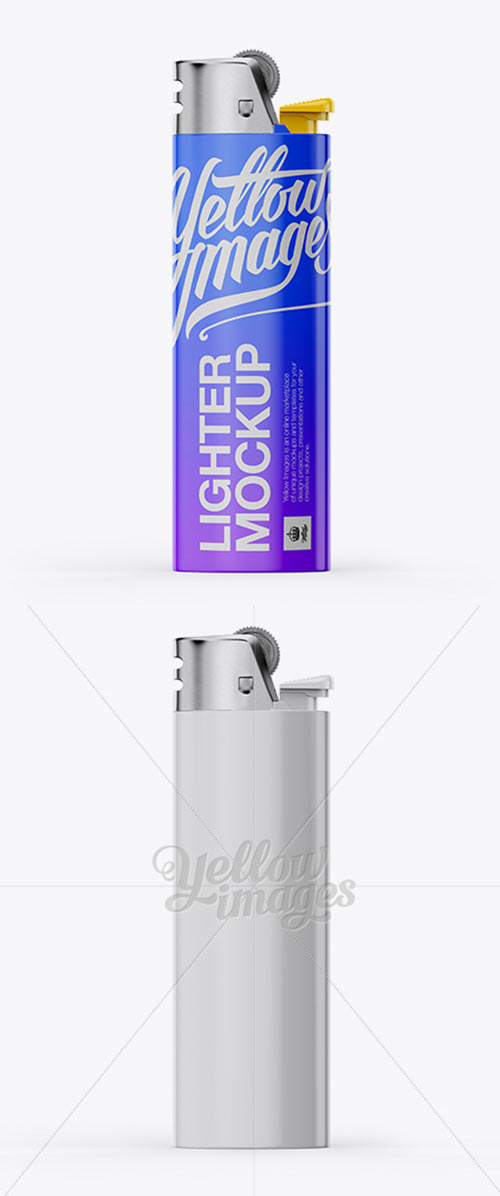 Plastic Lighter Mockup 11858