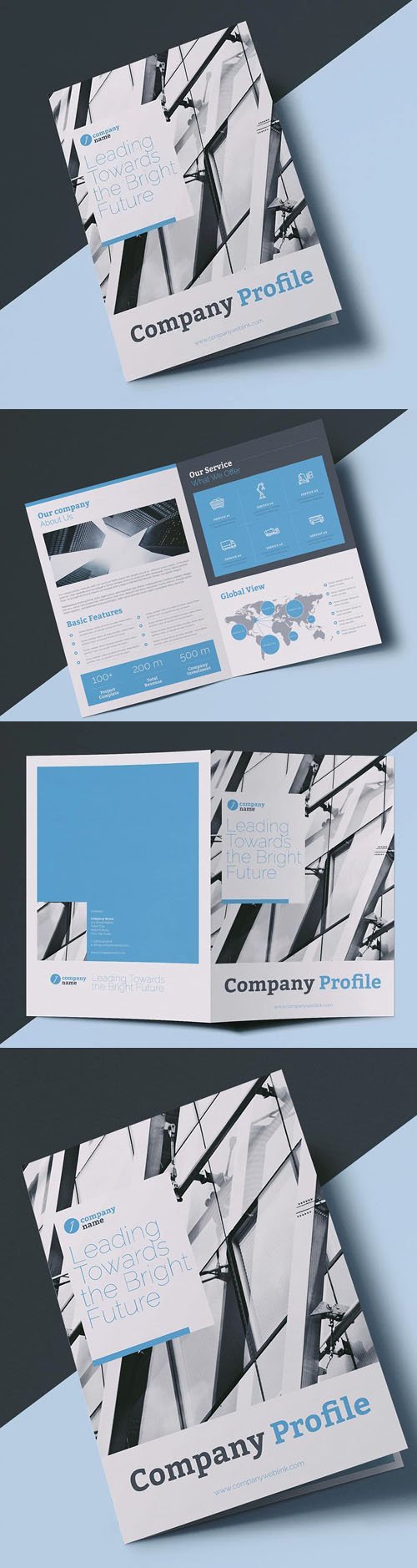 Company Profile InDesign INDD/IDML Brochure Template