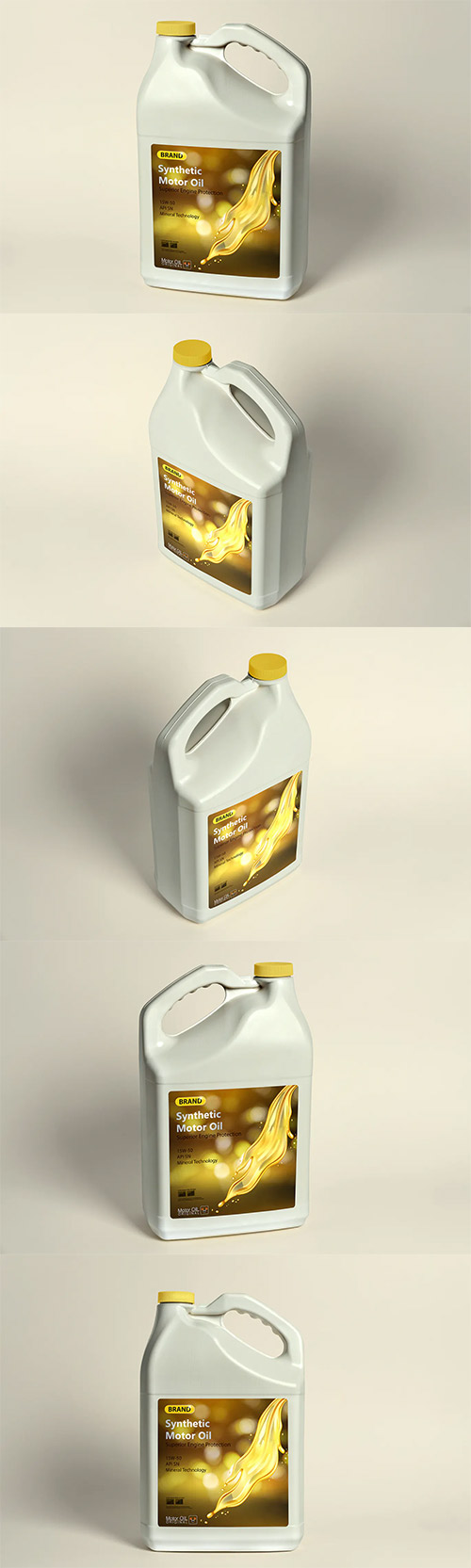 Oil Bottle Mockup