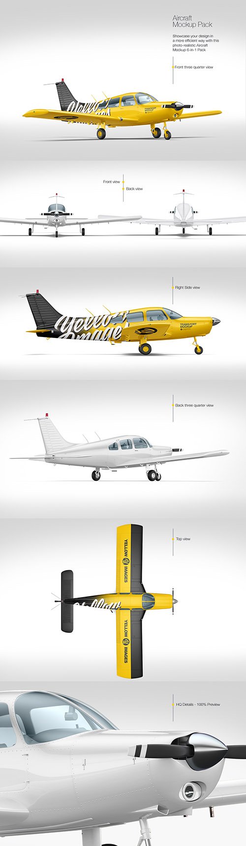 Aircraft Mockup Pack 84208