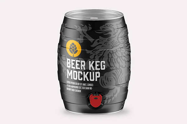 Beer Keg Mockup