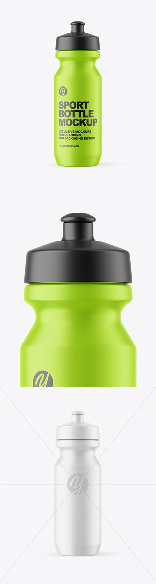 Matte Sport Bottle Mockup 83491