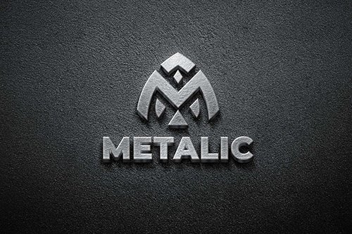 3D Metal - Mockup Logo