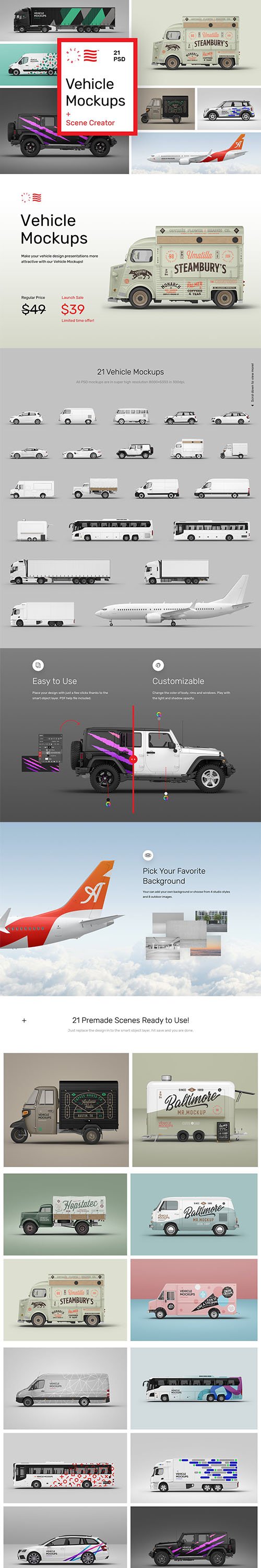 Vehicle Mockups - Car Mockups 5933647