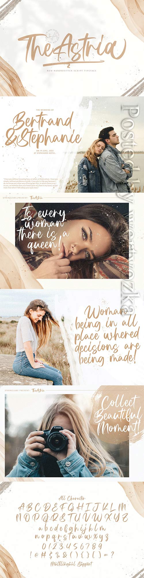 Astria - Handwritten Font 6366249