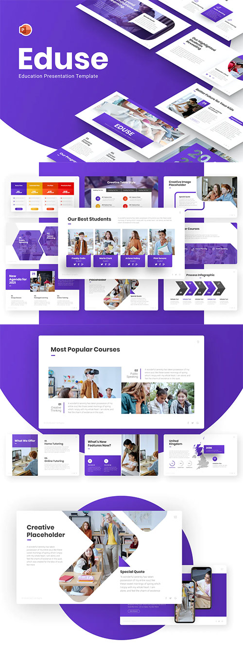 Eduse Education PowerPoint Template