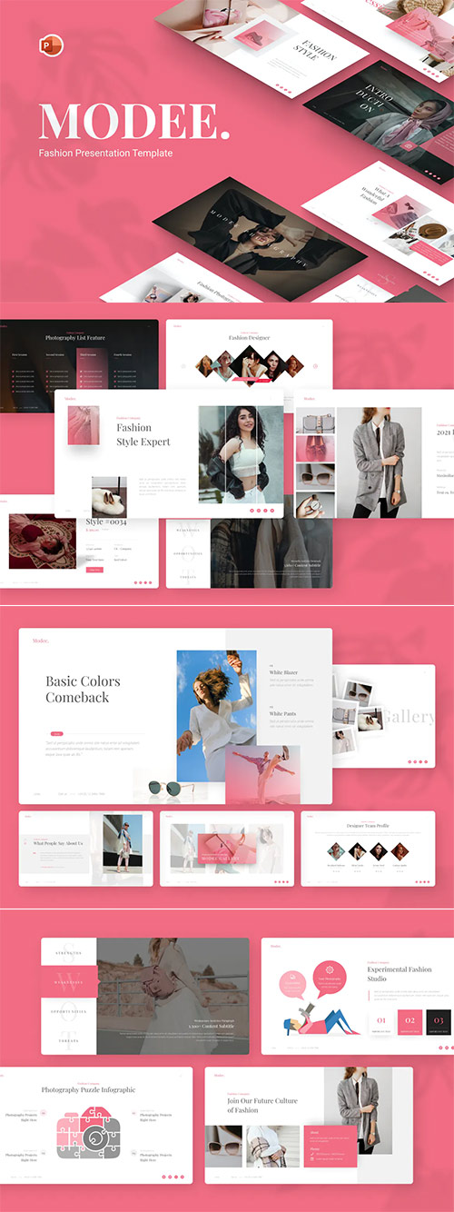 Modee Fashion PowerPoint Template