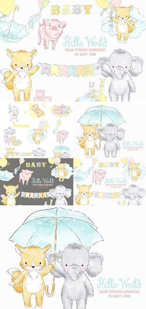 Disney Baby Shower Clipart