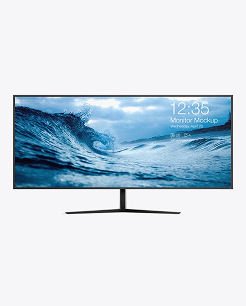 Matte Monitor Mockup 47616