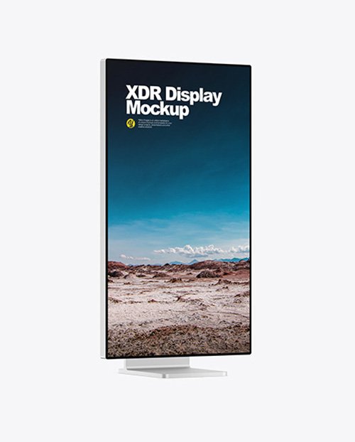 XDR Display Mockup Vertical Mockup 45978