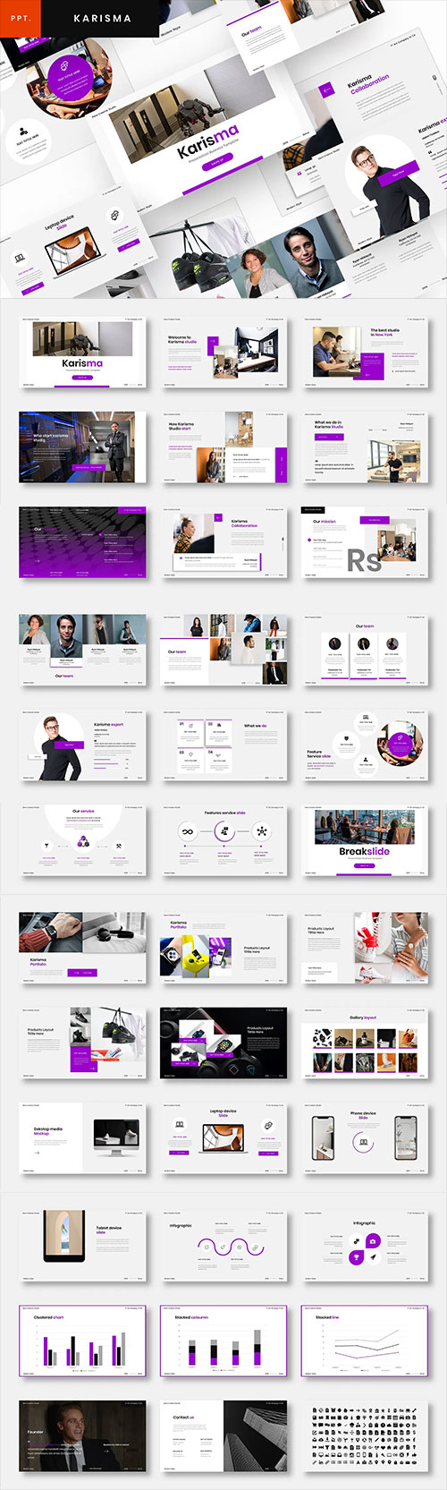 Karisma – Business Powerpoint, Keynote and Google Slides Template