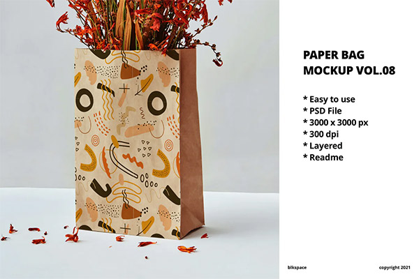 Paper Bag Mockup Vol.08
