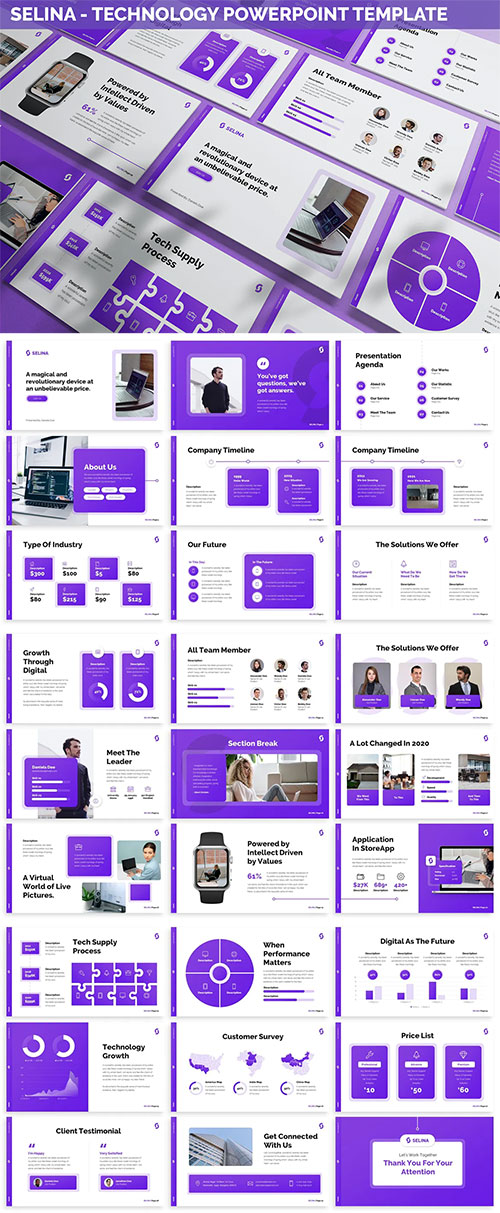 Selina - Technology Powerpoint Template