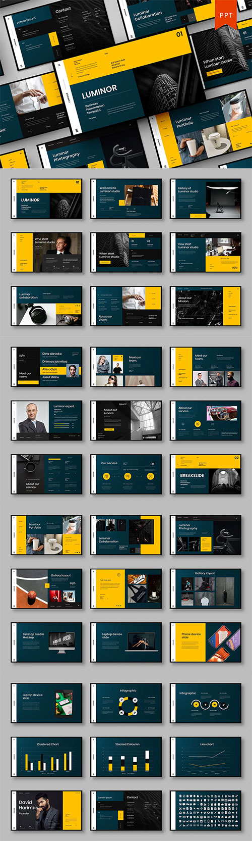 Luminor – Business Powerpoint, Keynote and Google Slides Template