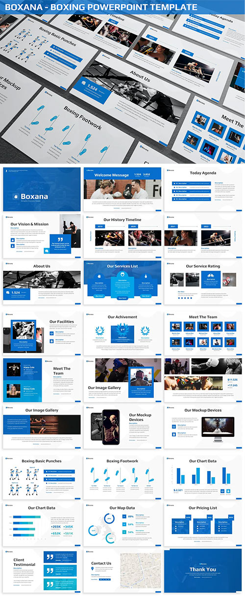 Boxana - Boxing Powerpoint Template
