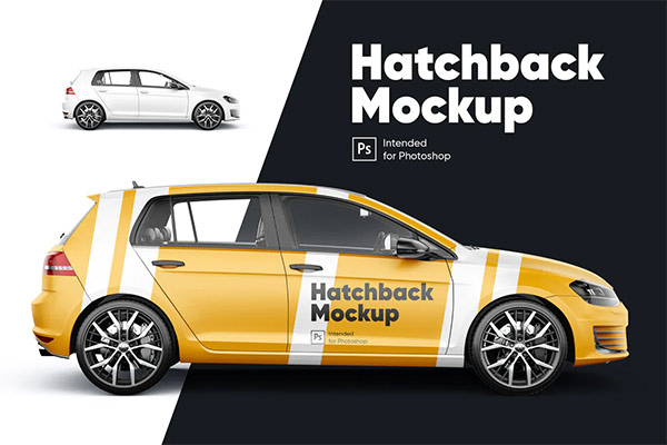 Hatchback Mockup