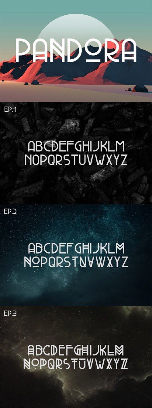 Pandora Typeface Font