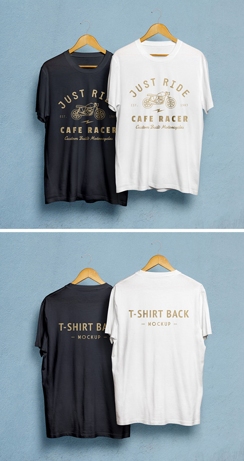 PSD Mock-Up - T-shirts on Hangers