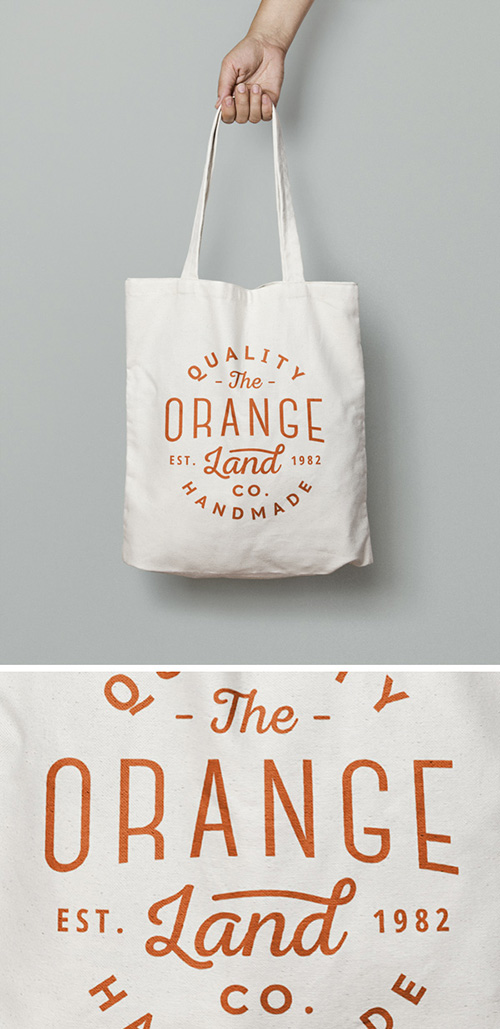 PSD Mock-Up - Canvas Tote Bag