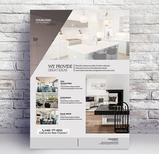 Real Estate Flyer - PSD Template