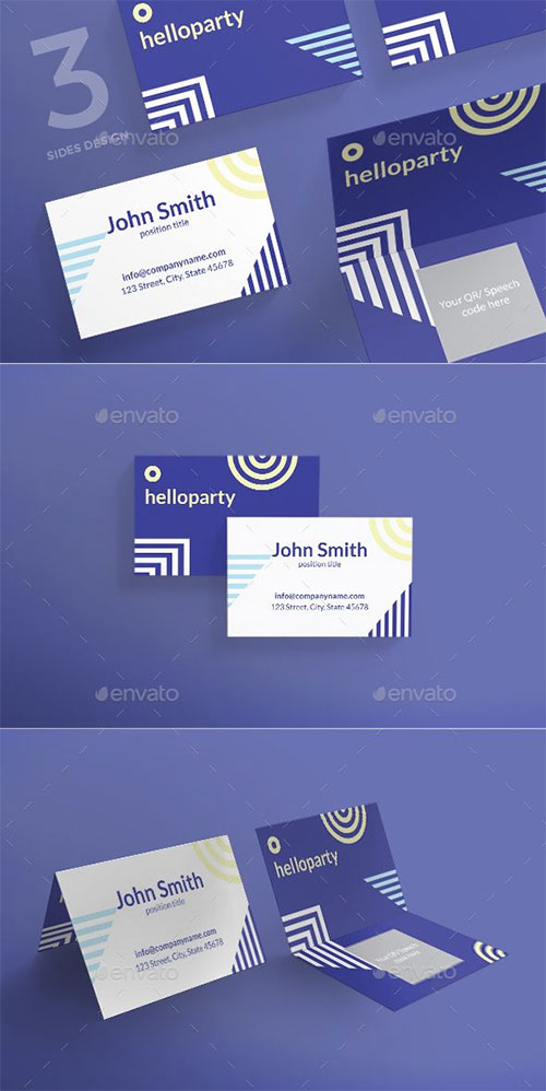 Beach Party Business Card Template