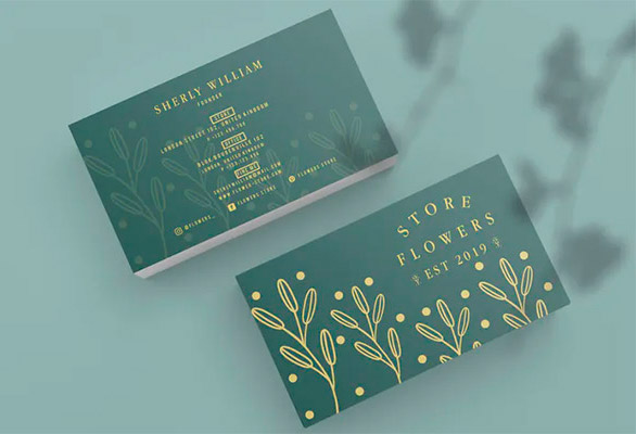Flowers Store Business Card