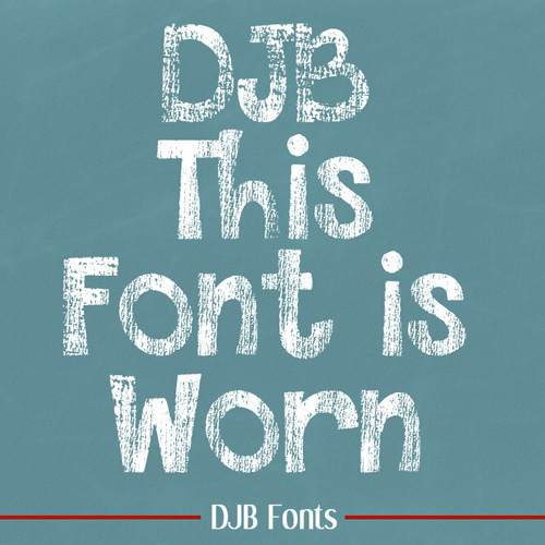 Font - This Font is Worn