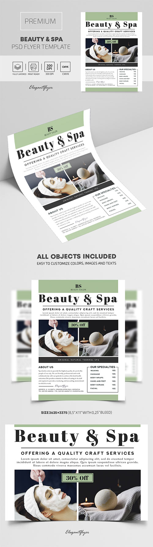 Beauty and Spa - Premium PSD Flyer Template