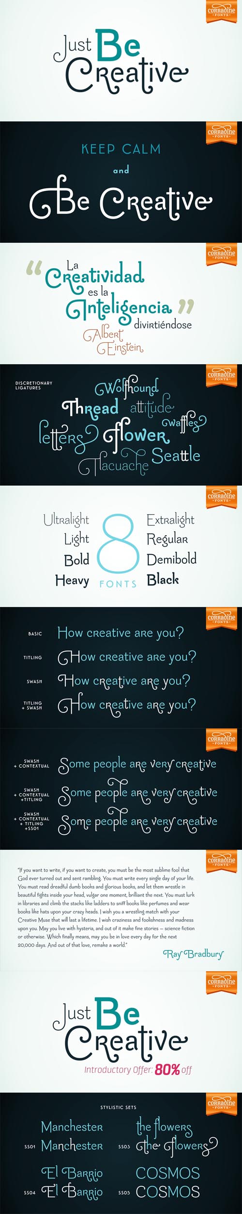 Be Creative Font