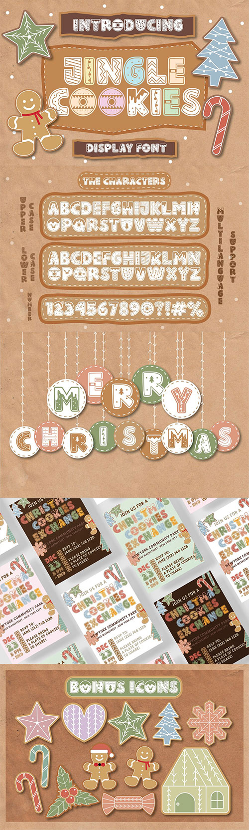 Font - Jingle Cookies