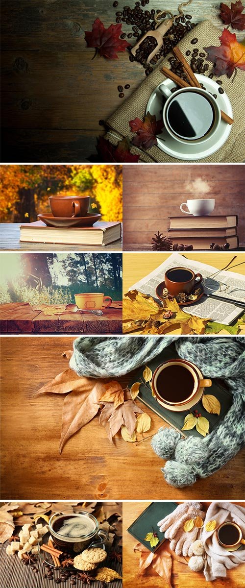 Stock Photos - Coffee Background Autumn