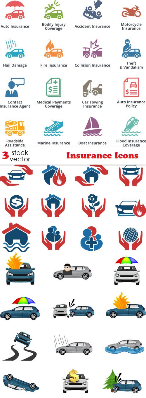 Vectors - Insurance Icons