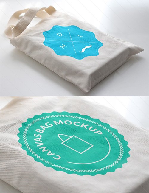 Canvas Bag Logo Mockup