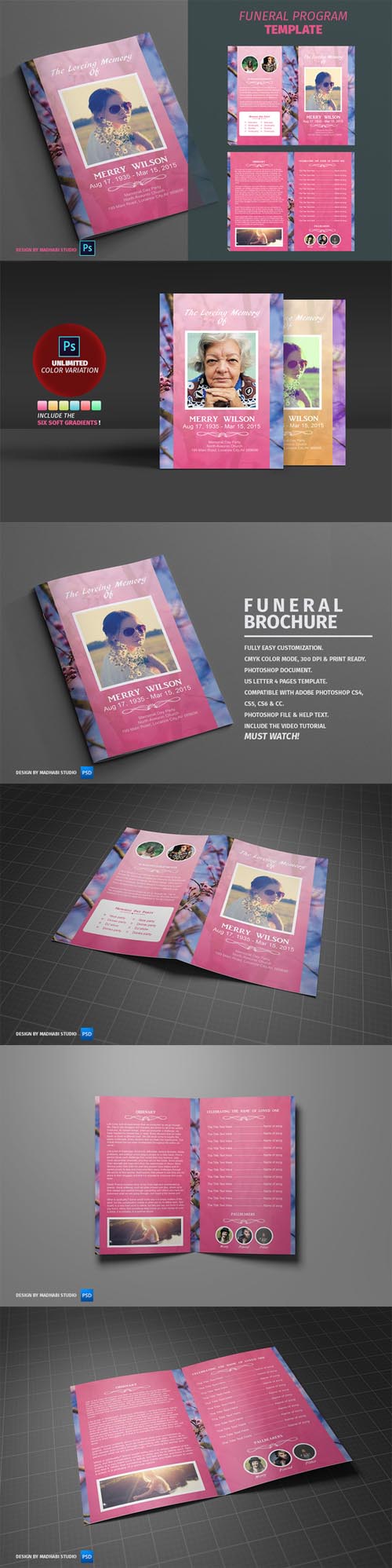 Funeral Program Template vol01